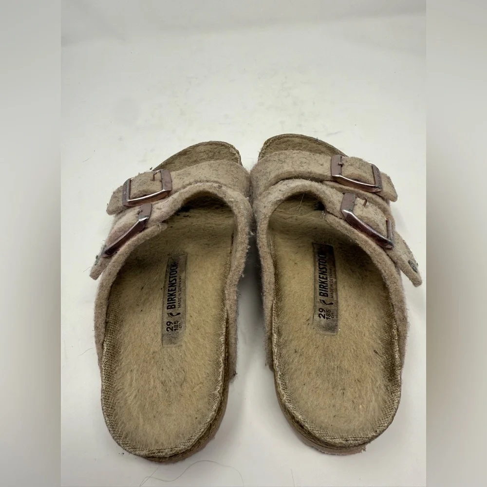 Birkenstock Arizona Rivet Wool Sandal Size C11